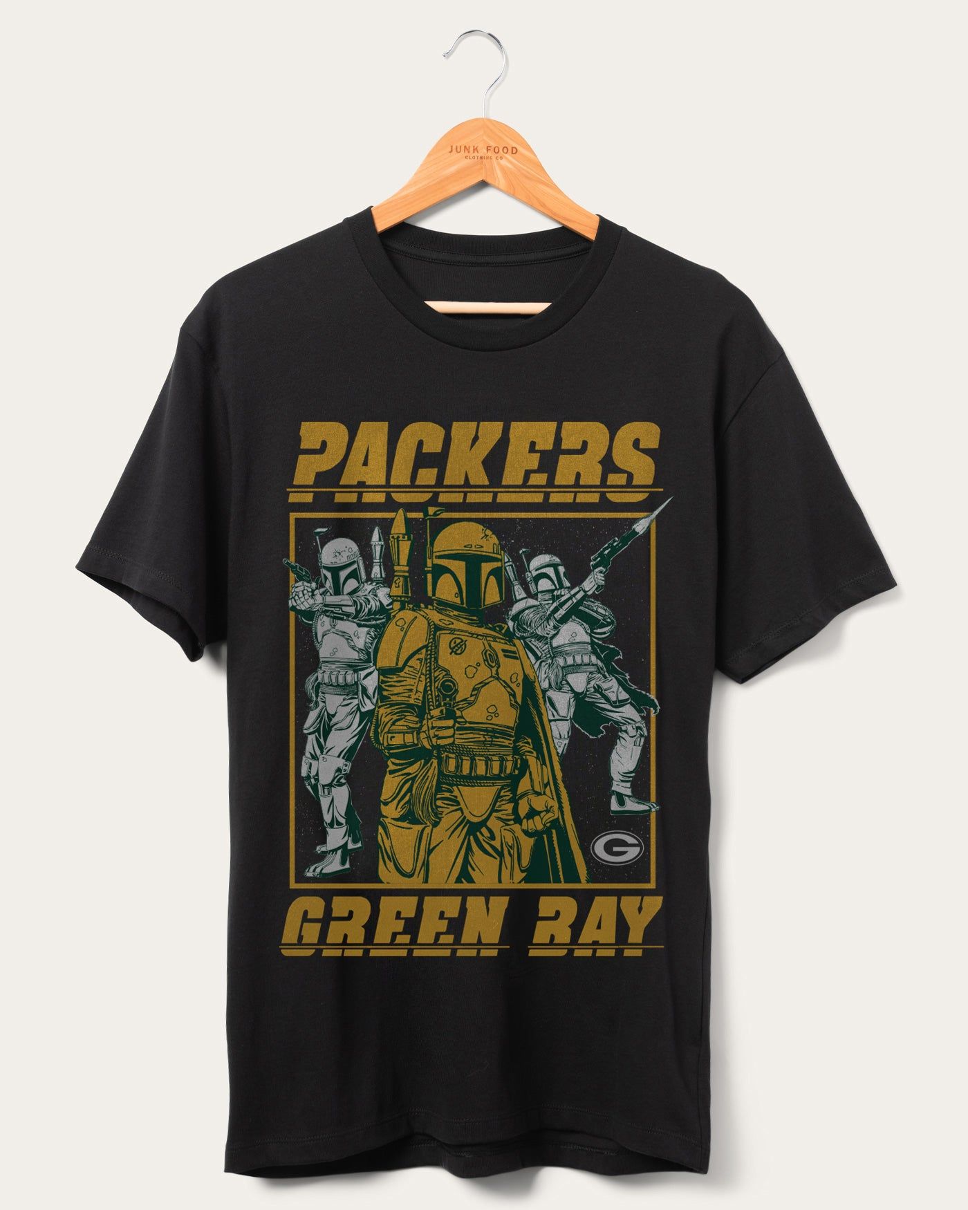 Packers Star Wars™ Boba Fett Showdown Fan Tee sold by Junk Food Clothing
