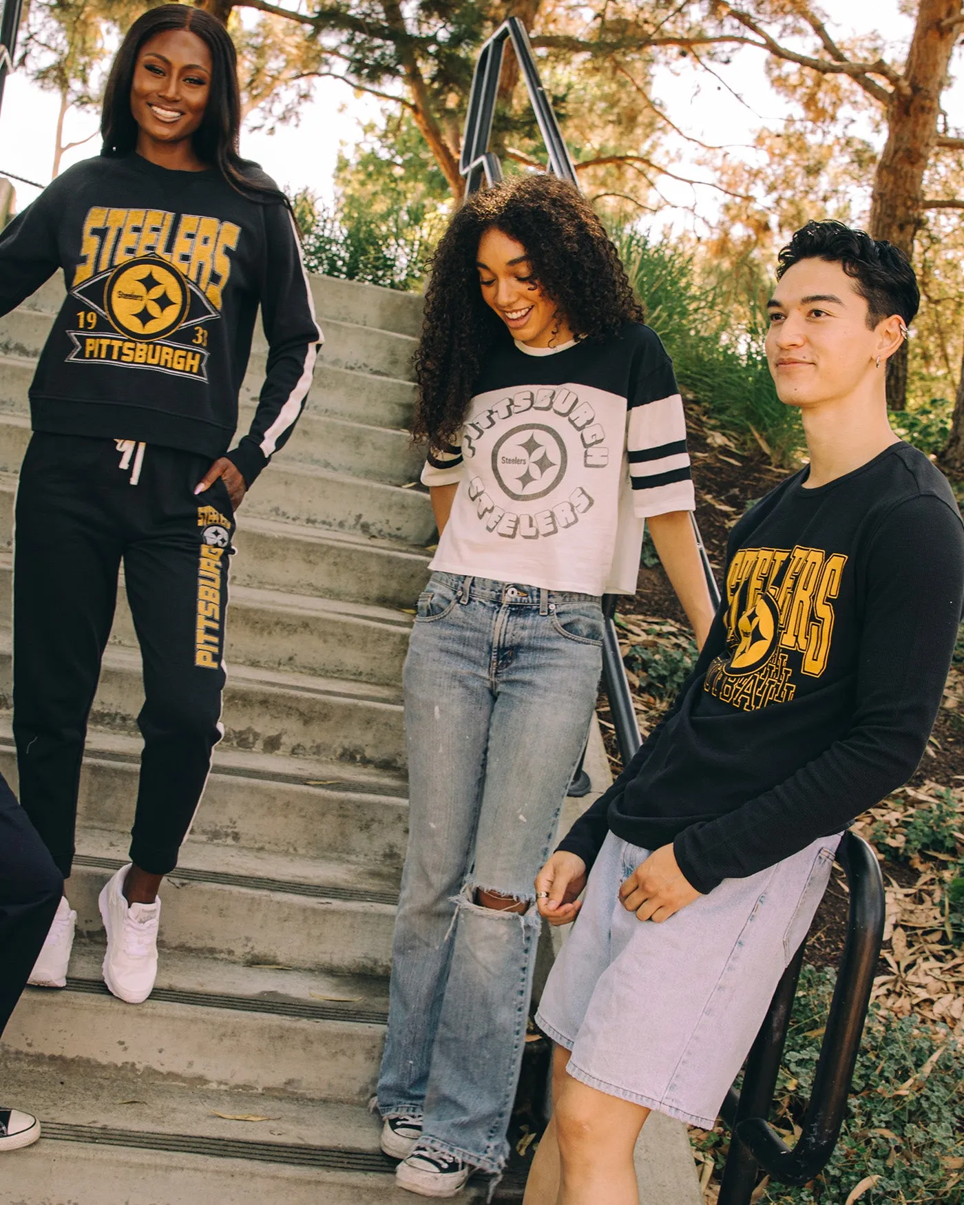 Womens Steelers Hail Mary Tee sold by Junk Food Clothing product image thumbnail 2