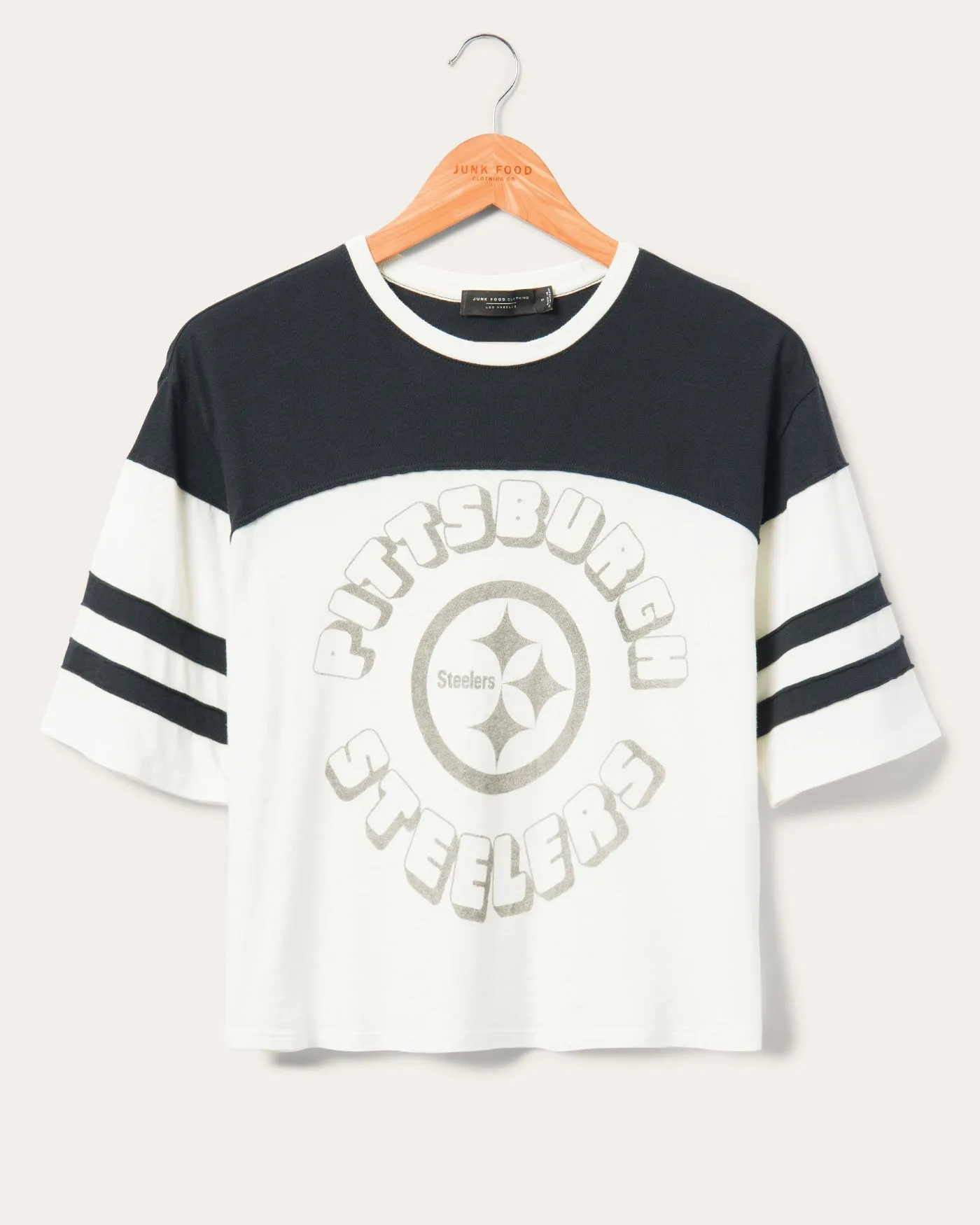 Womens Steelers Hail Mary Tee sold by Junk Food Clothing