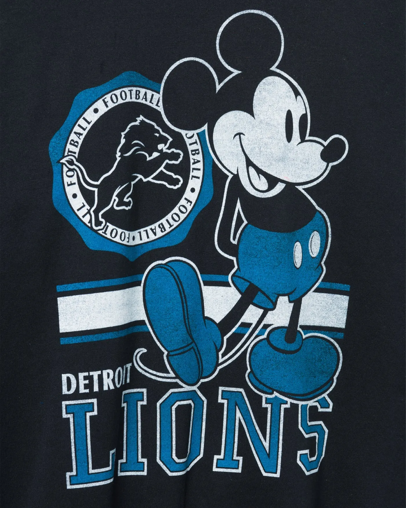 Detroit Lions Mickey Crew Fleece sold by Junk Food Clothing product image thumbnail 3