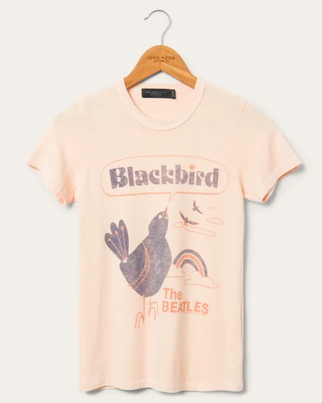 Women's The Beatles Blackbird Original Tee sold by Junk Food Clothing