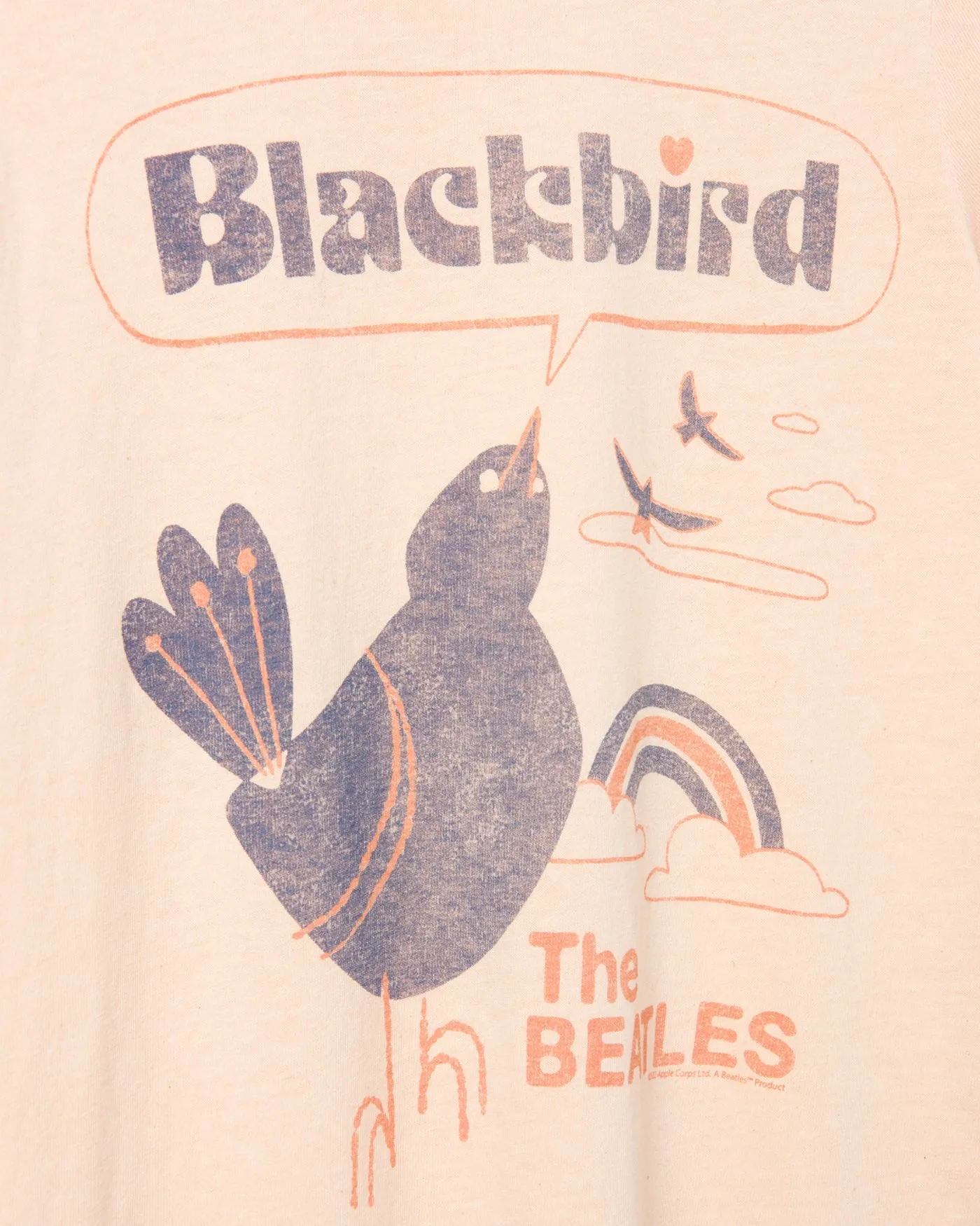 Women's The Beatles Blackbird Original Tee sold by Junk Food Clothing product image thumbnail 4
