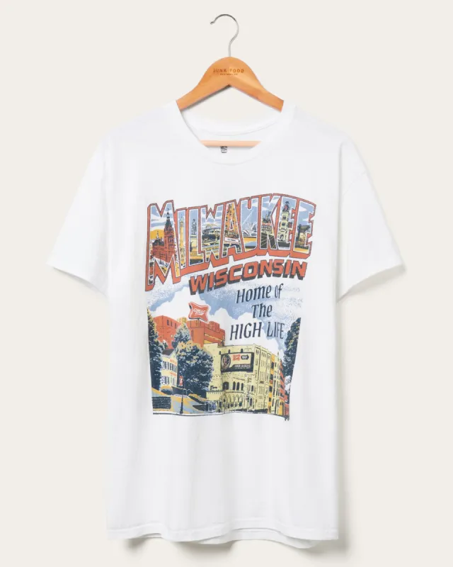 Miller Milwaukee Flea Market Tee sold by Junk Food Clothing