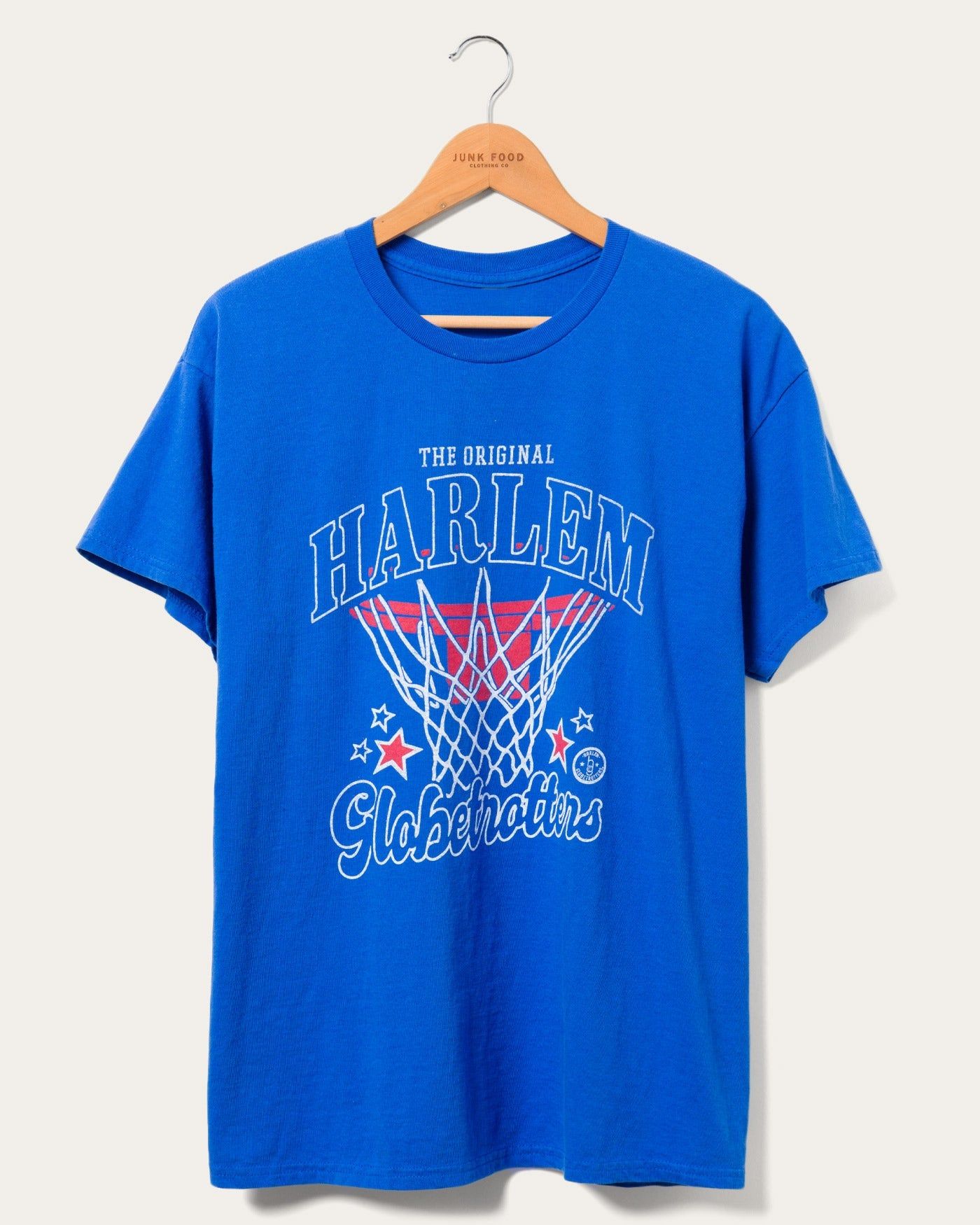 Harlem Globetrotters Old School Flea Market Tee sold by Junk Food Clothing