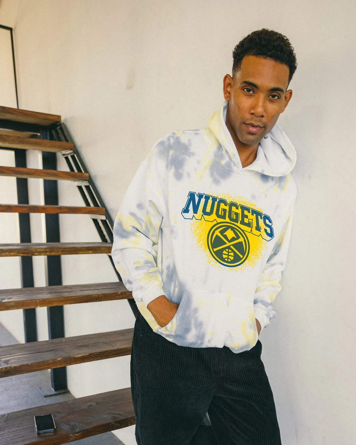 NBA Denver Nuggets Tie Dye Hoodie sold by Junk Food Clothing product image thumbnail 2