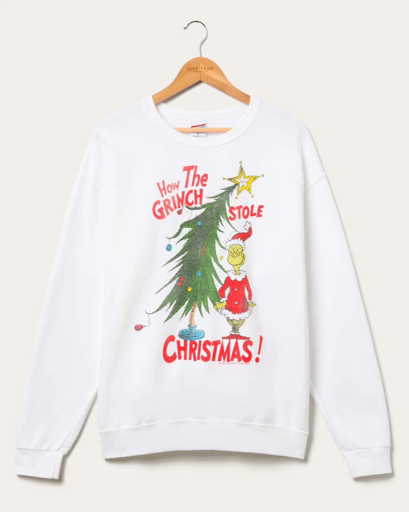 How the Grinch Stole Christmas Flea Market Fleece sold by Junk Food Clothing