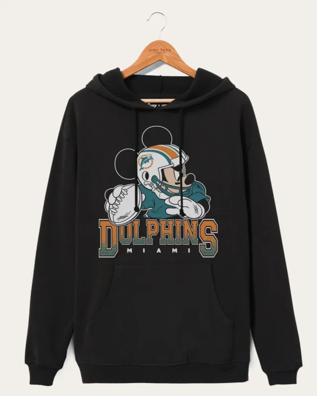 Dolphins Mickey QB Hoodie sold by Junk Food Clothing