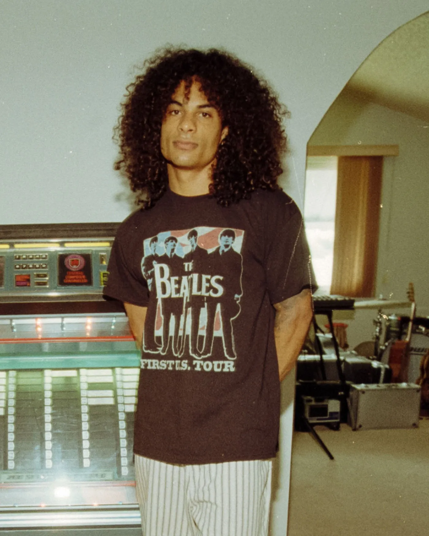 The Beatles First U.S. Tour Flea Market Tee sold by Junk Food Clothing product image thumbnail 2