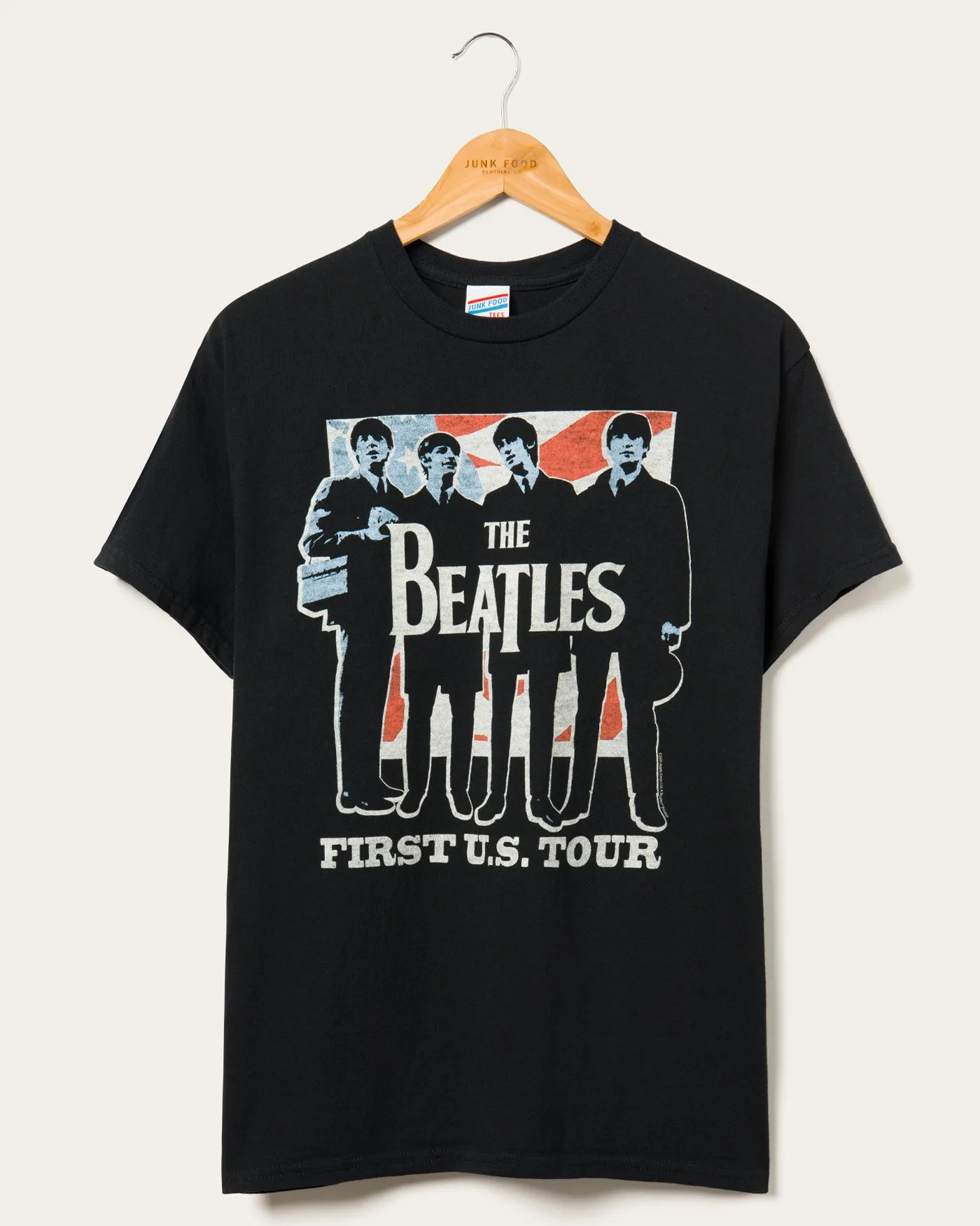 The Beatles First U.S. Tour Flea Market Tee sold by Junk Food Clothing