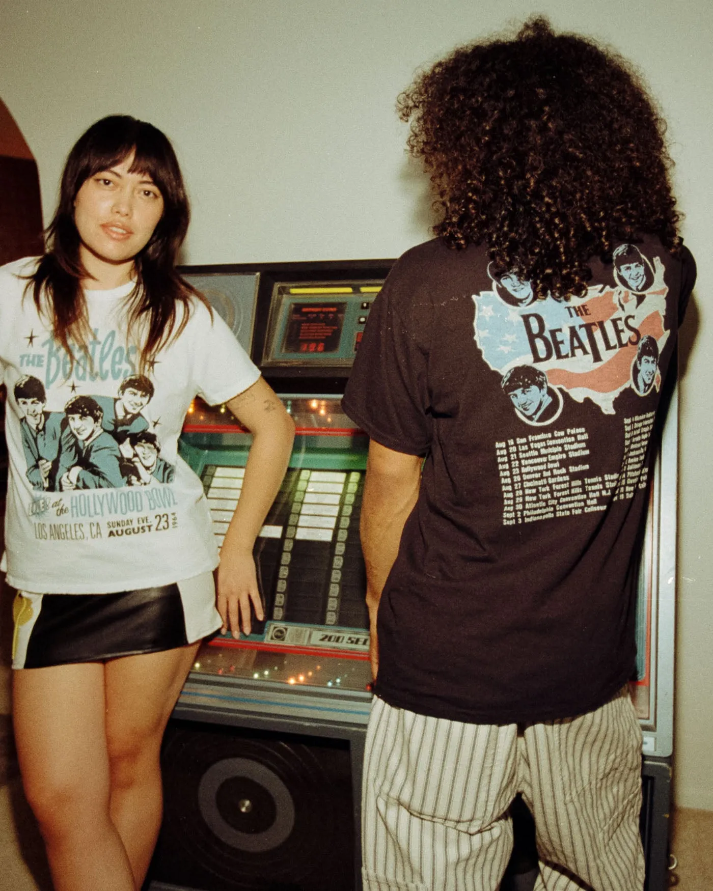 The Beatles First U.S. Tour Flea Market Tee sold by Junk Food Clothing product image thumbnail 3