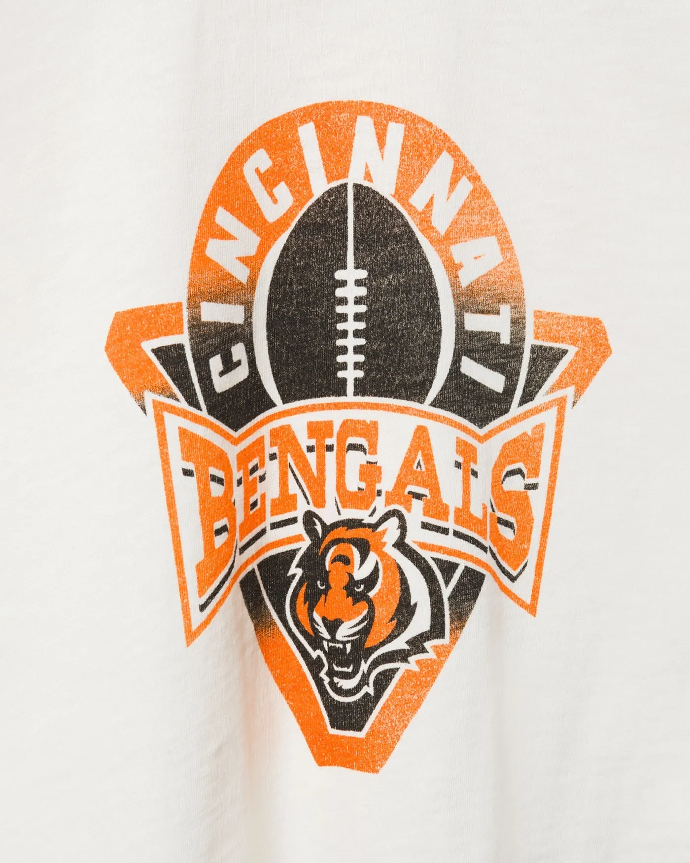 Women's Cincinnati Bengals Mock Neck Crop Tee sold by Junk Food Clothing product image thumbnail 3