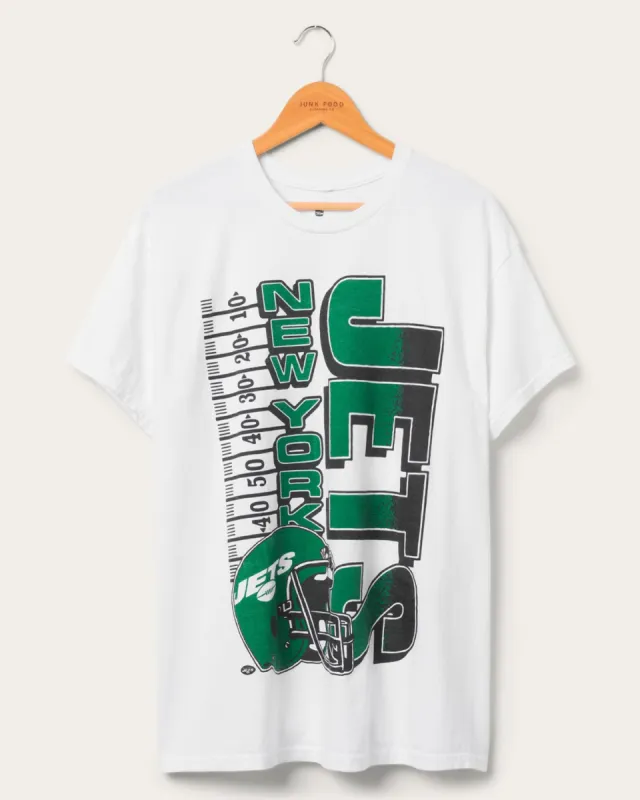 New York Jets Yardage Flea Market Tee sold by Junk Food Clothing
