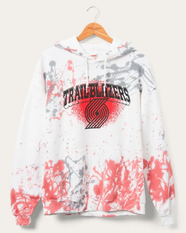 NBA Portland Trail Blazers Tie Dye Hoodie sold by Junk Food Clothing