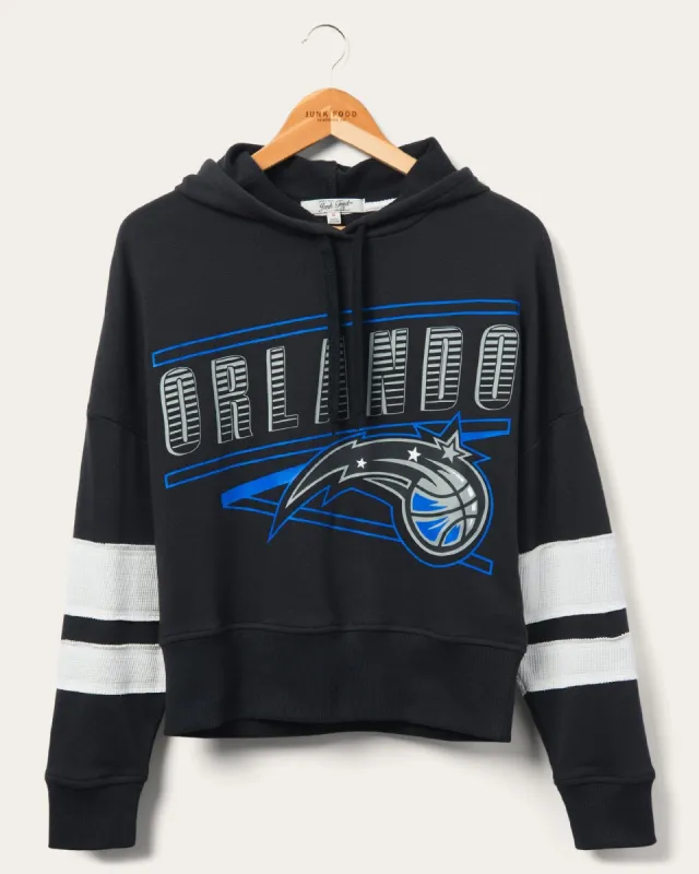 Women's Magic Overtime Striped Fleece Hoodie sold by Junk Food Clothing