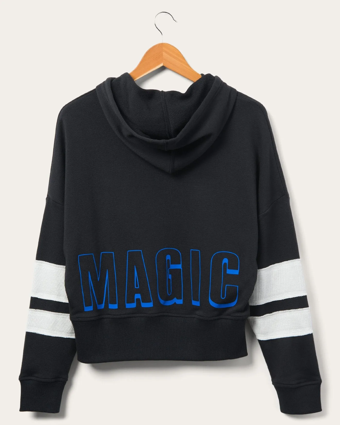 Women's Magic Overtime Striped Fleece Hoodie sold by Junk Food Clothing product image thumbnail 2