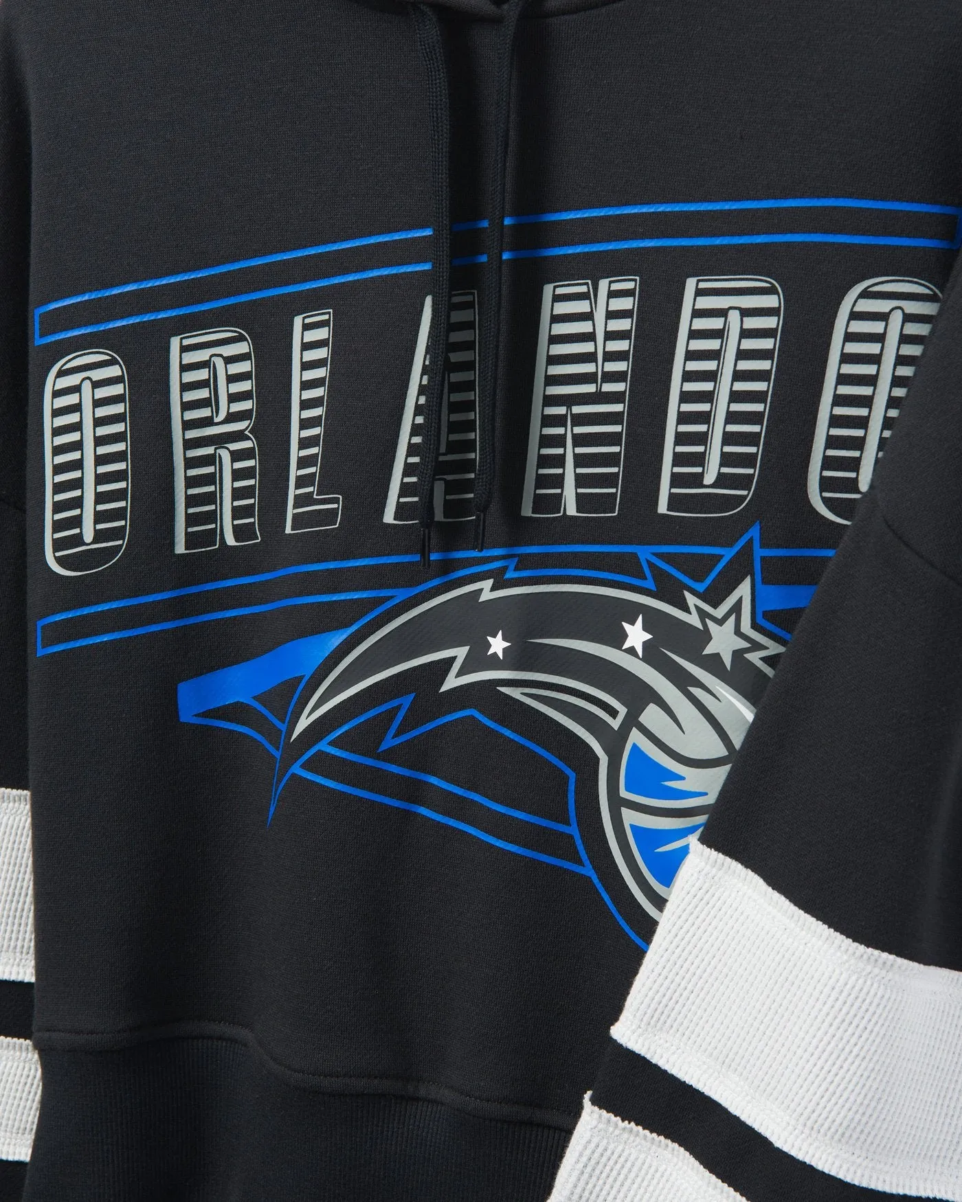 Women's Magic Overtime Striped Fleece Hoodie sold by Junk Food Clothing product image thumbnail 3