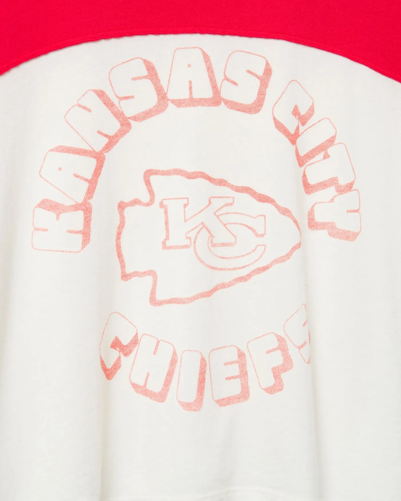 Womens Chiefs Hail Mary Tee sold by Junk Food Clothing product image thumbnail 4