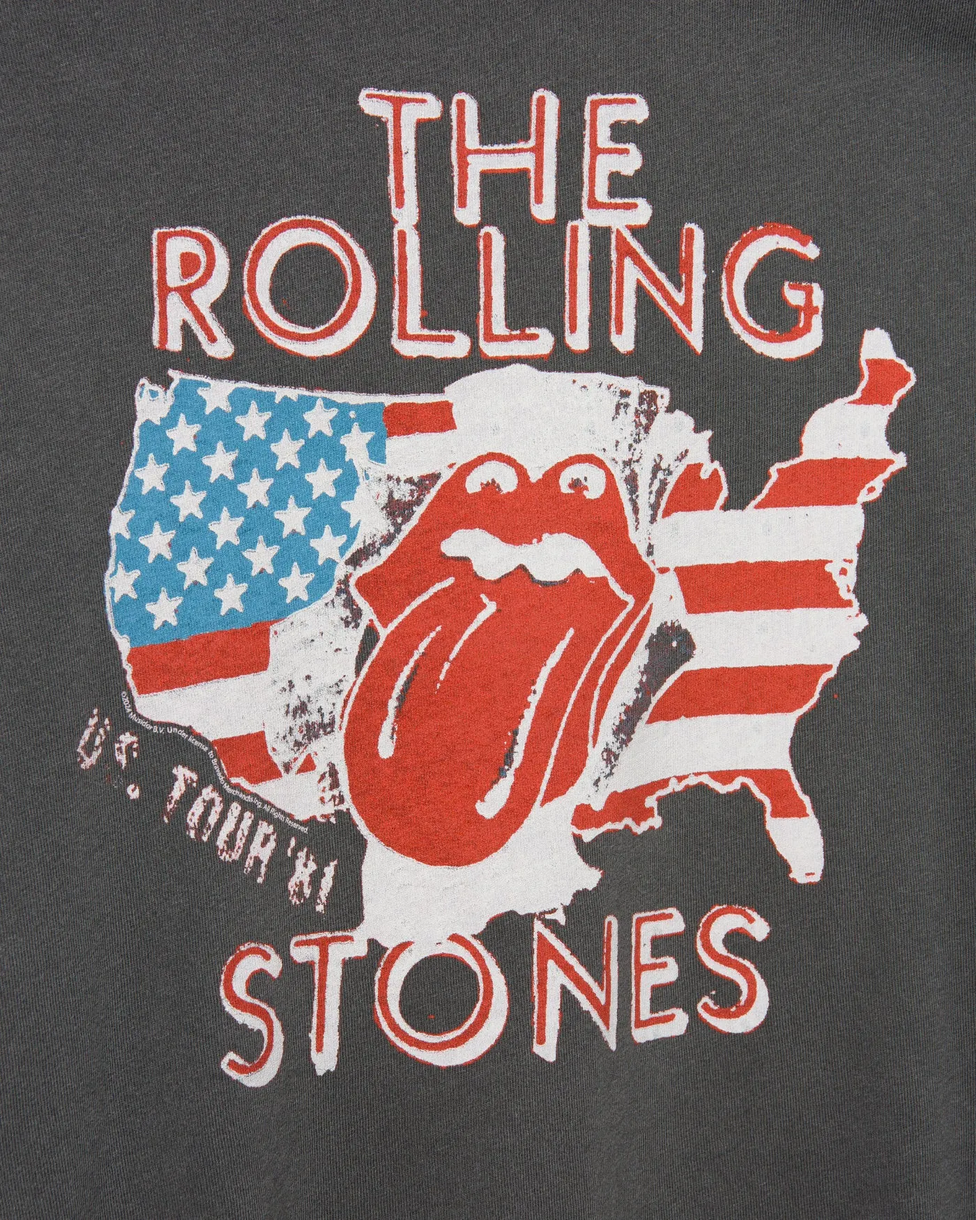 Women's Rolling Stones 1981 US Tour Vintage Tee sold by Junk Food Clothing product image thumbnail 5