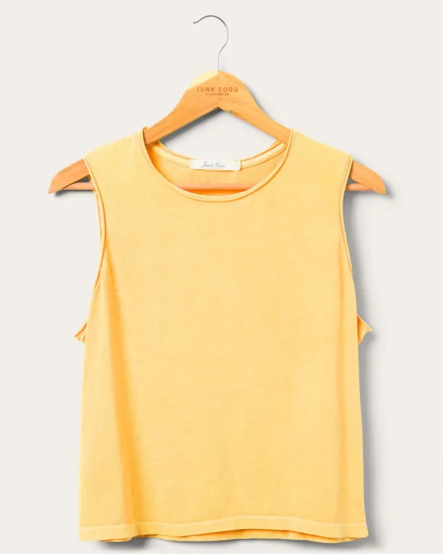 Women's Crop Muscle Tank sold by Junk Food Clothing