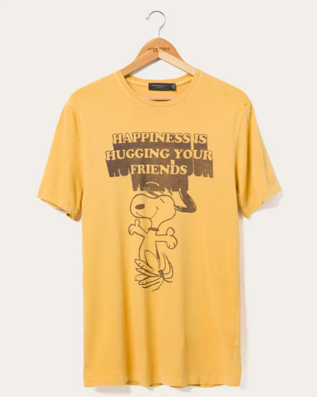 Peanuts Happiness is Hugging Your Friends Vintage Tee sold by Junk Food Clothing