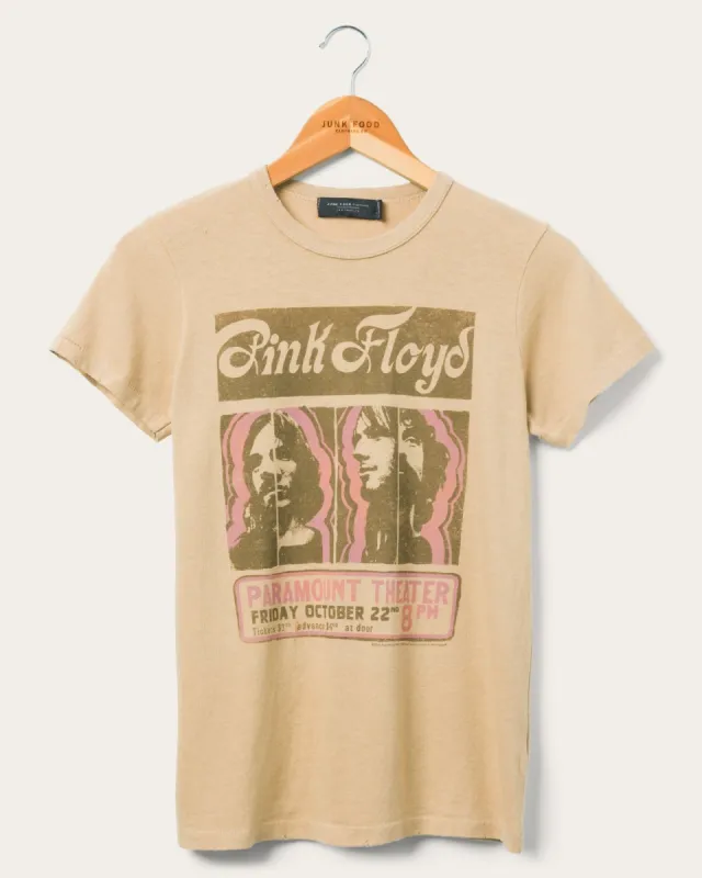 Women's Pink Floyd Paramount Theatre Original Tee sold by Junk Food Clothing