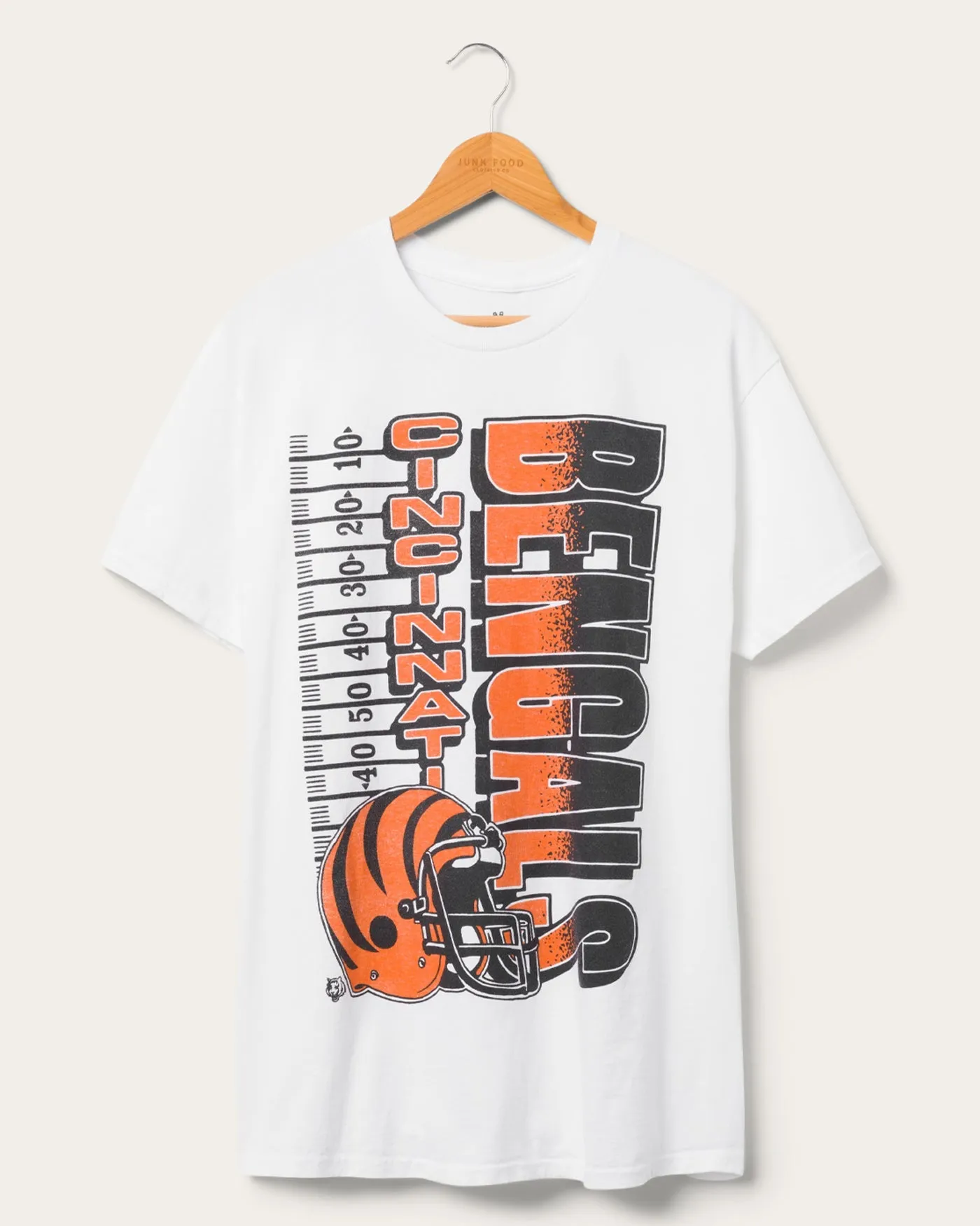Cincinnati Bengals Yardage Flea Market Tee sold by Junk Food Clothing