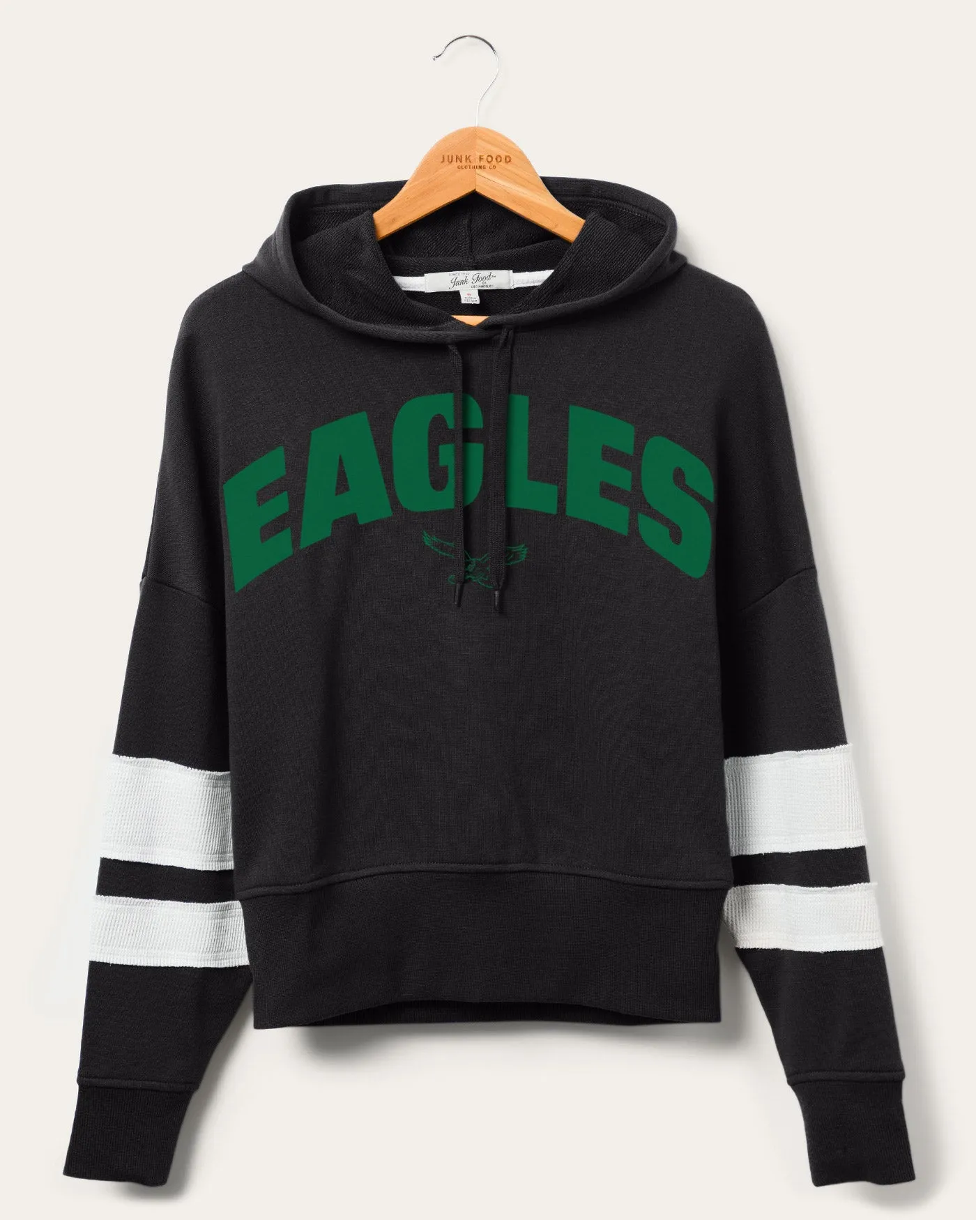 Women's NFL Eagles Sideline Striped Fleece sold by Junk Food Clothing