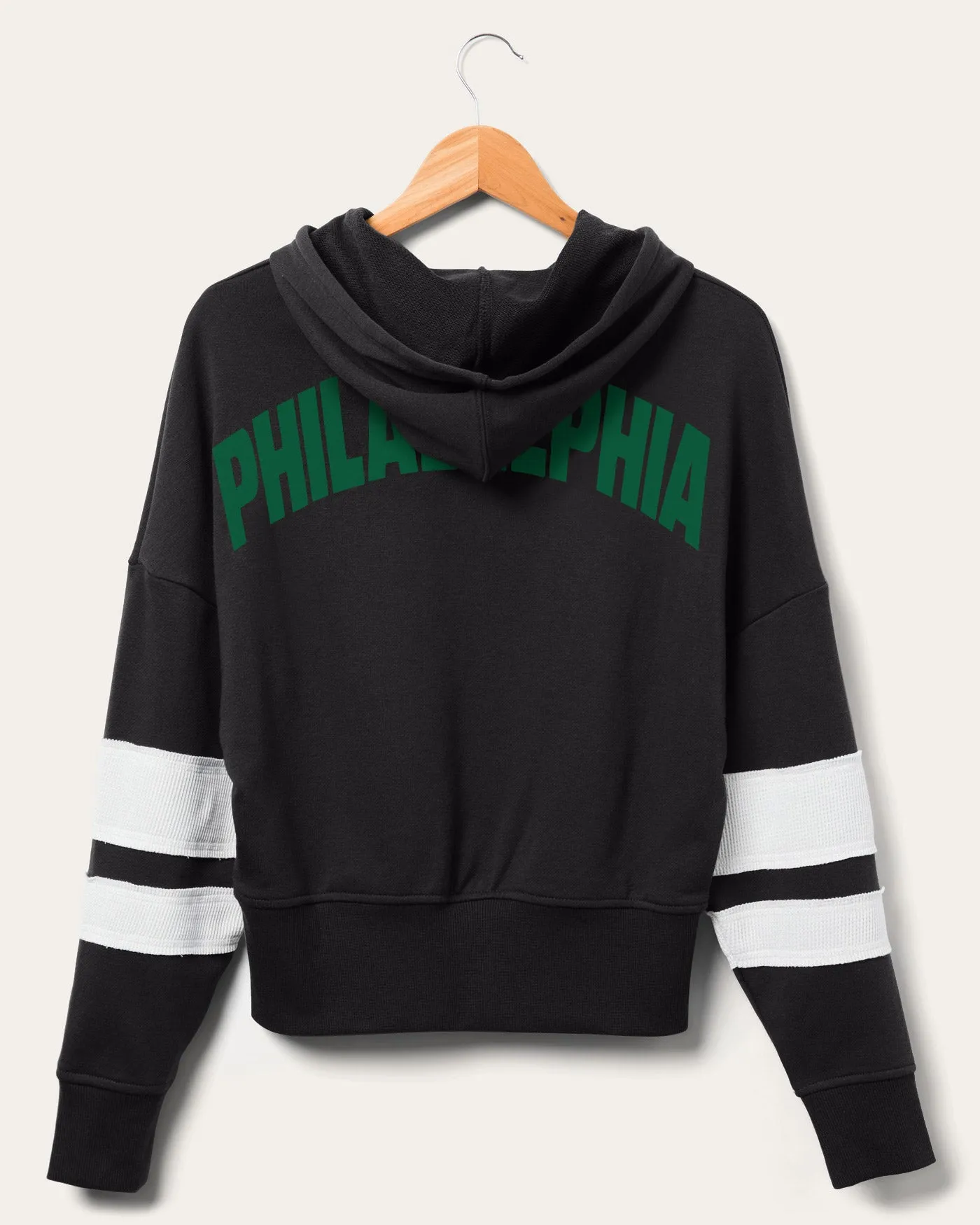 Women's NFL Eagles Sideline Striped Fleece sold by Junk Food Clothing product image thumbnail 3