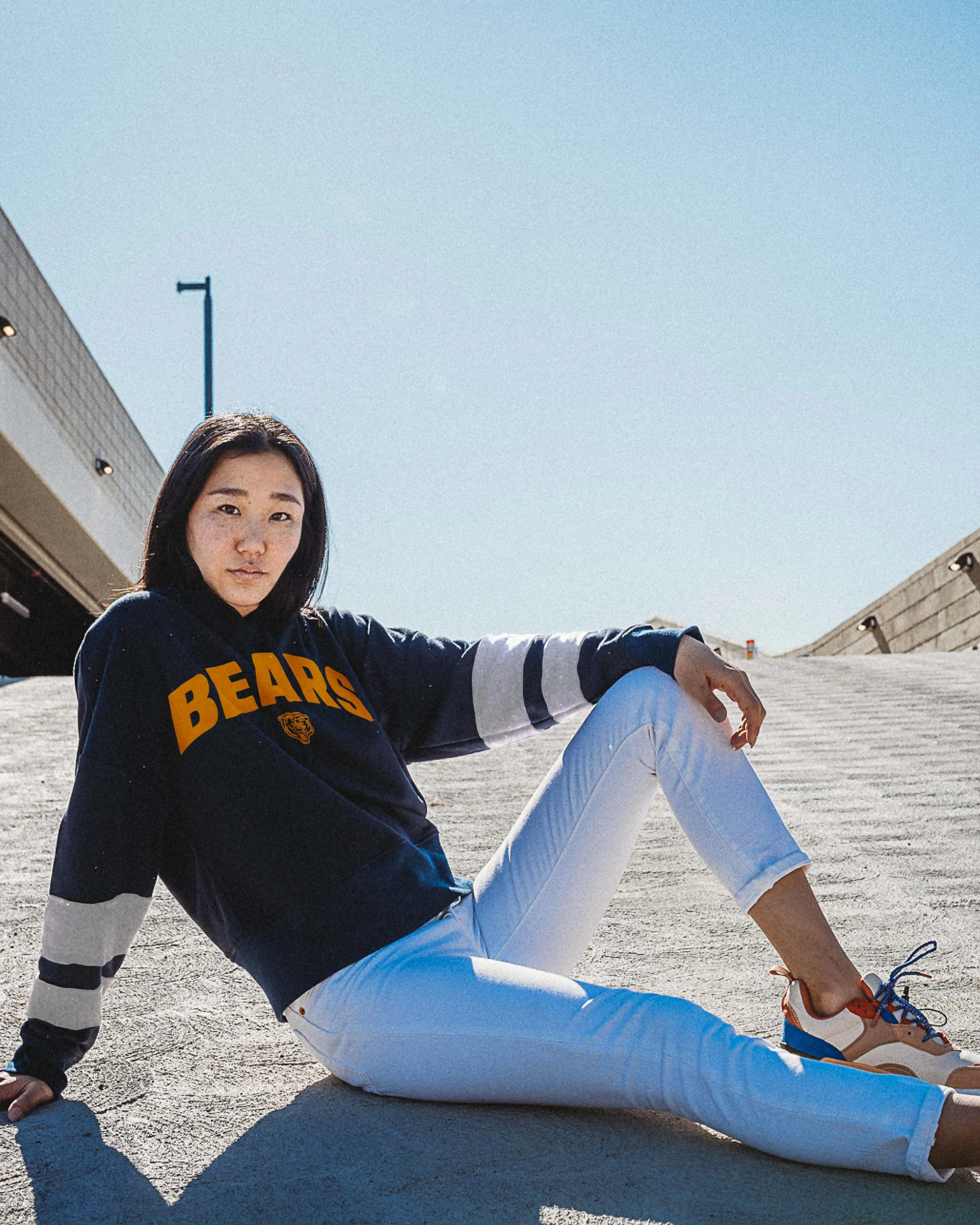 Women's NFL Eagles Sideline Striped Fleece sold by Junk Food Clothing product image thumbnail 5