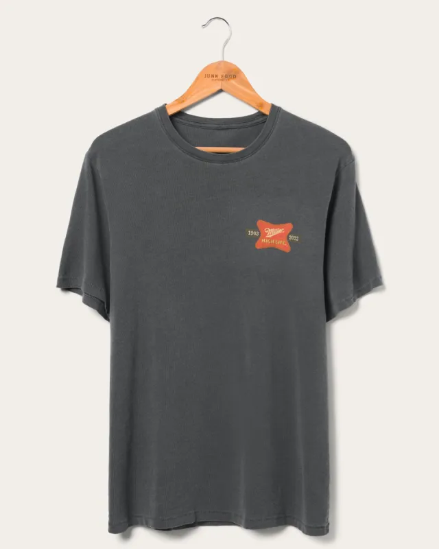 Miller High Life 120th Anniversary Vintage Tee sold by Junk Food Clothing