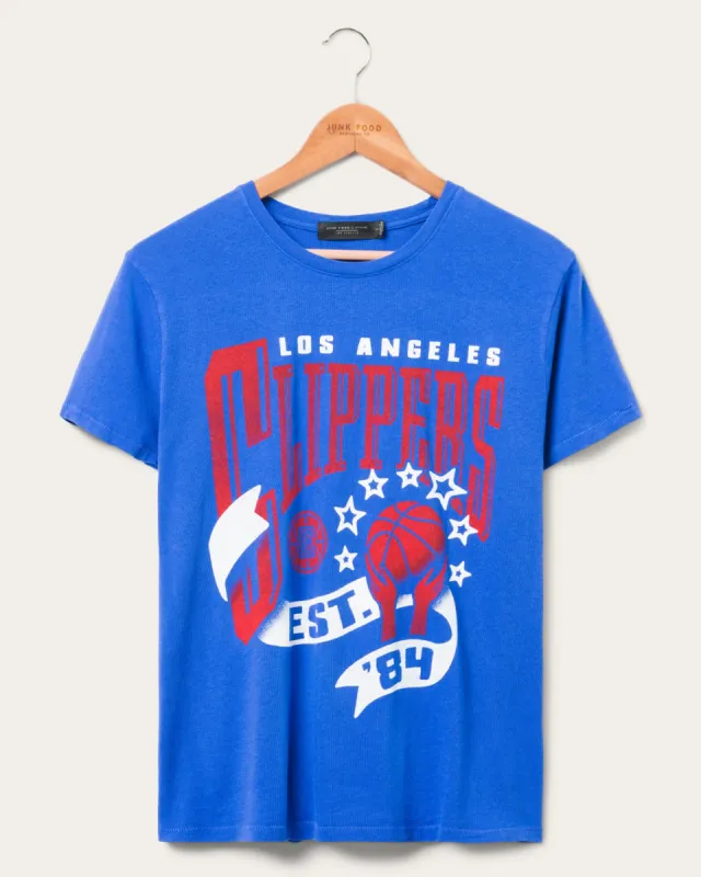 Women's Clippers Banner Vintage Tee sold by Junk Food Clothing