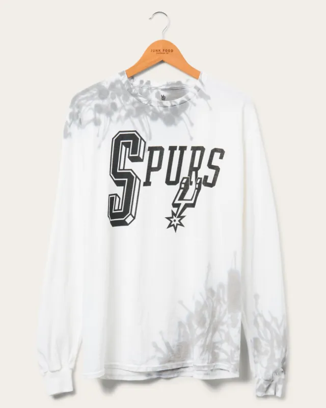 NBA San Antonio Spurs Tie Dye Flea Market Long Sleeve Tee sold by Junk Food Clothing