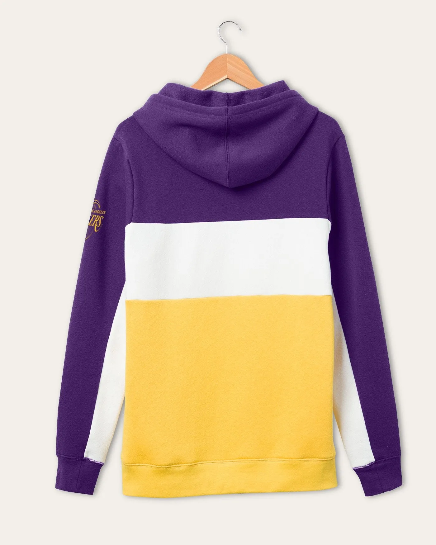 NBA Los Angeles Lakers Colorblock Hoodie sold by Junk Food Clothing product image thumbnail 3