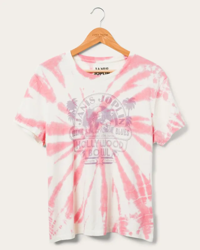 Women's Janis Joplin at the Hollywood Bowl Vintage Tee sold by Junk Food Clothing