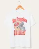 San Francisco 49ers Throwback Helmet Flea Market Tee sold by Junk Food Clothing