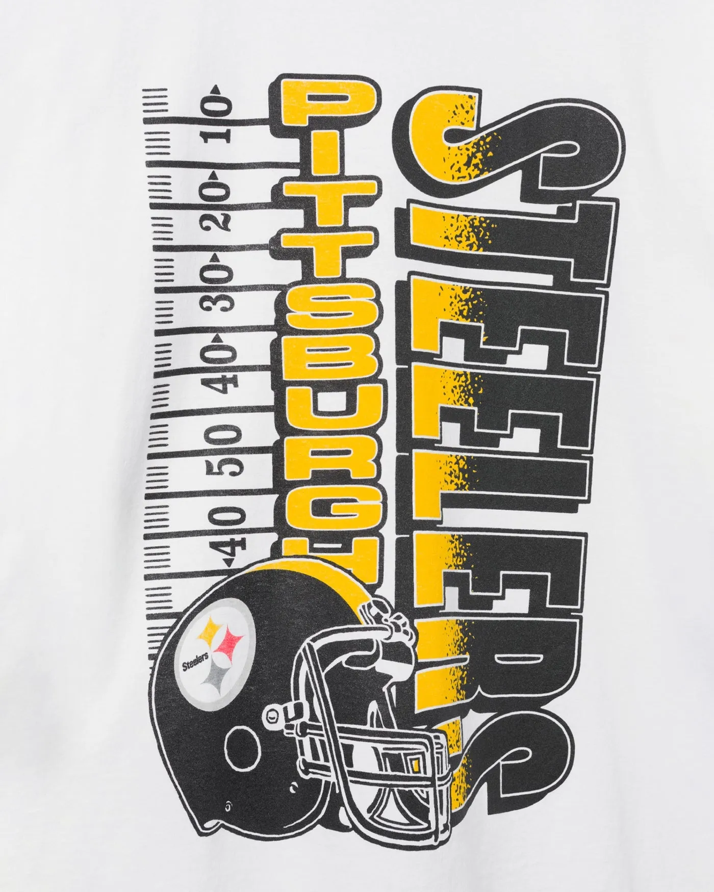 Pittsburgh Steelers Yardage Flea Market Tee sold by Junk Food Clothing product image thumbnail 3