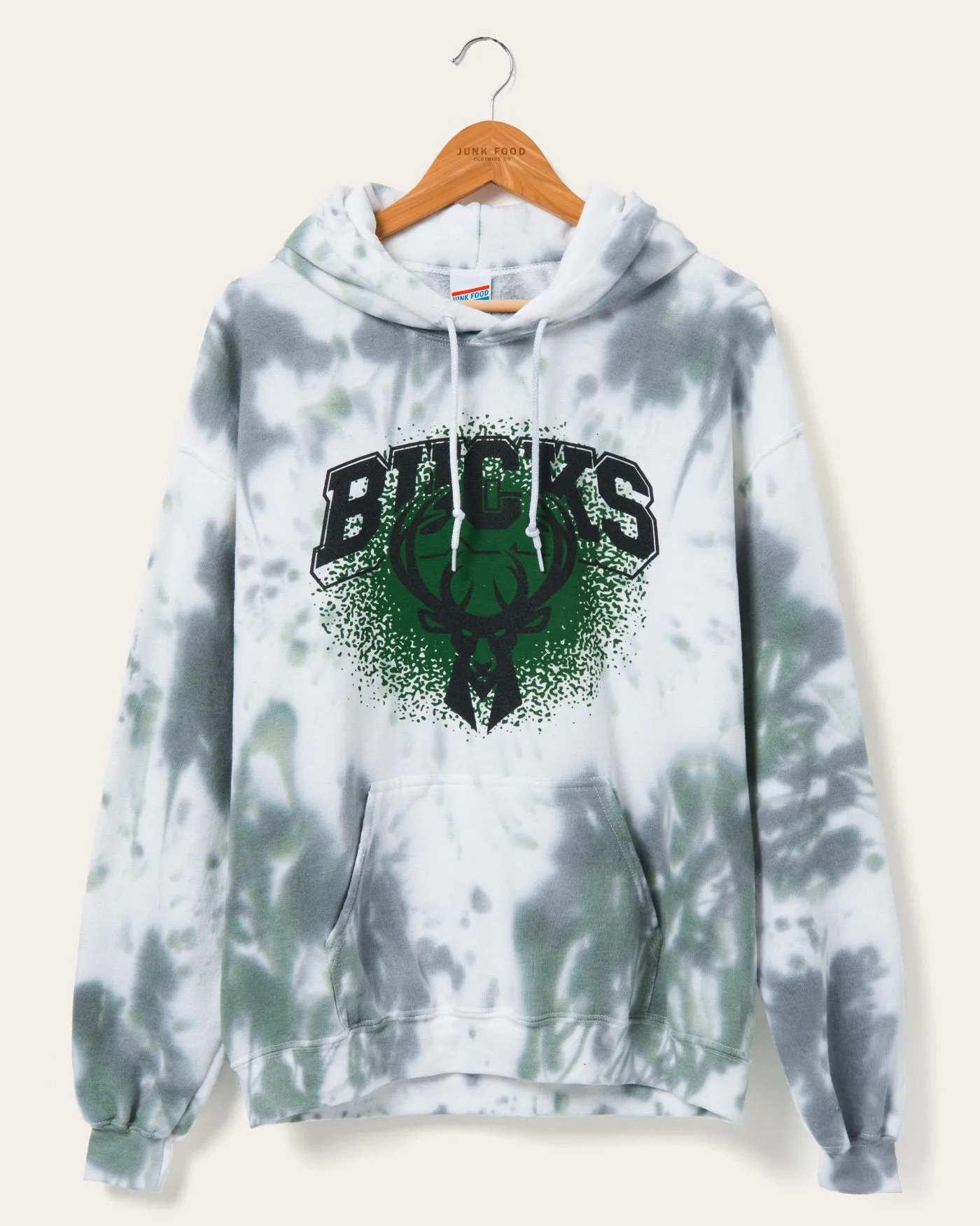 NBA Milwaukee Bucks Tie Dye Hoodie sold by Junk Food Clothing