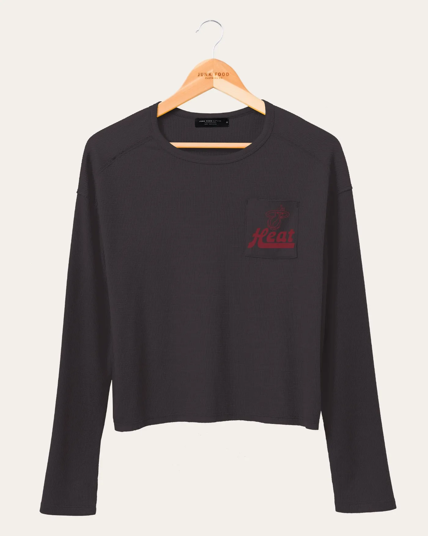 Women's NBA Miami Heat Long Sleeve Pocket Thermal sold by Junk Food Clothing