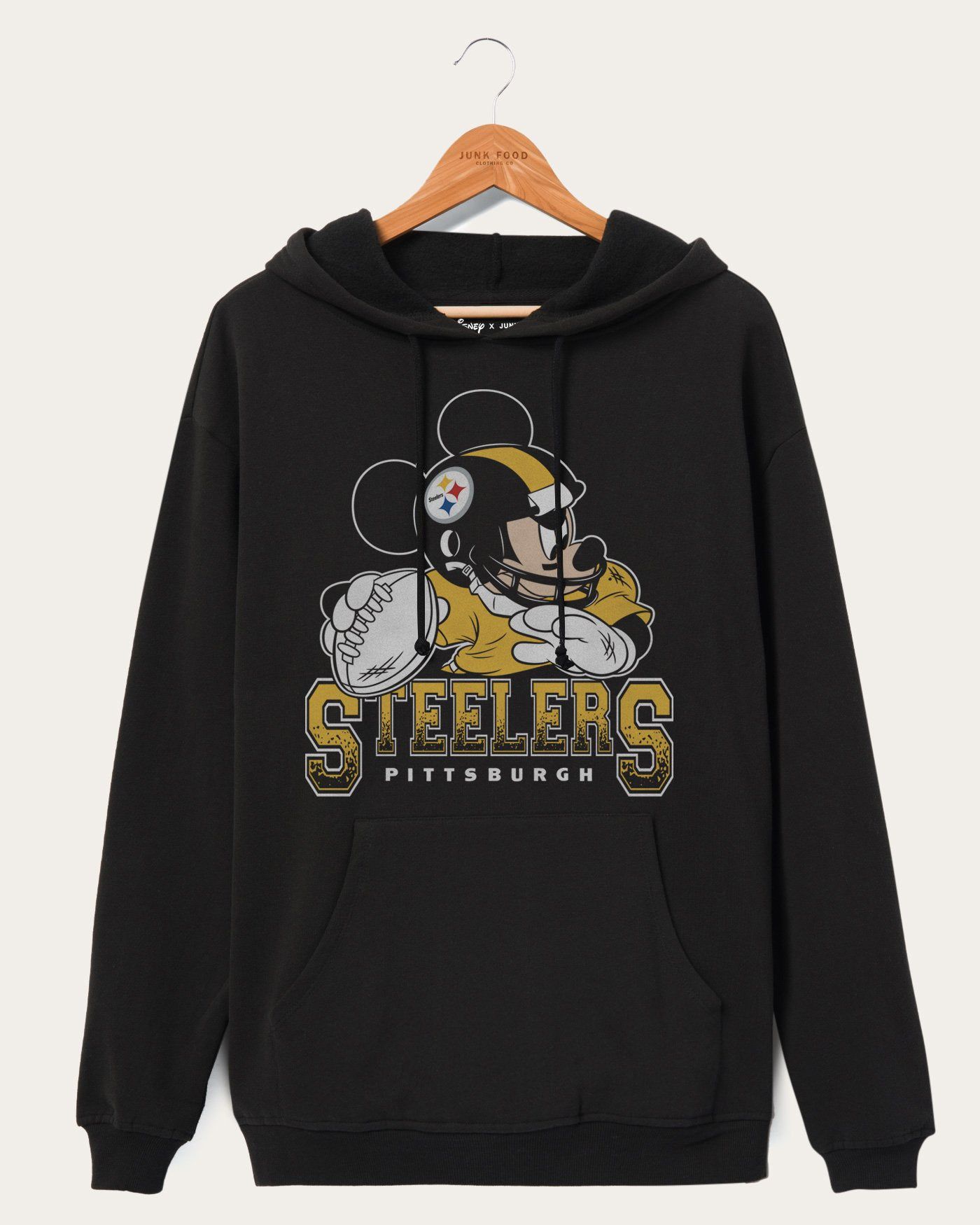 Steelers Mickey QB Hoodie sold by Junk Food Clothing