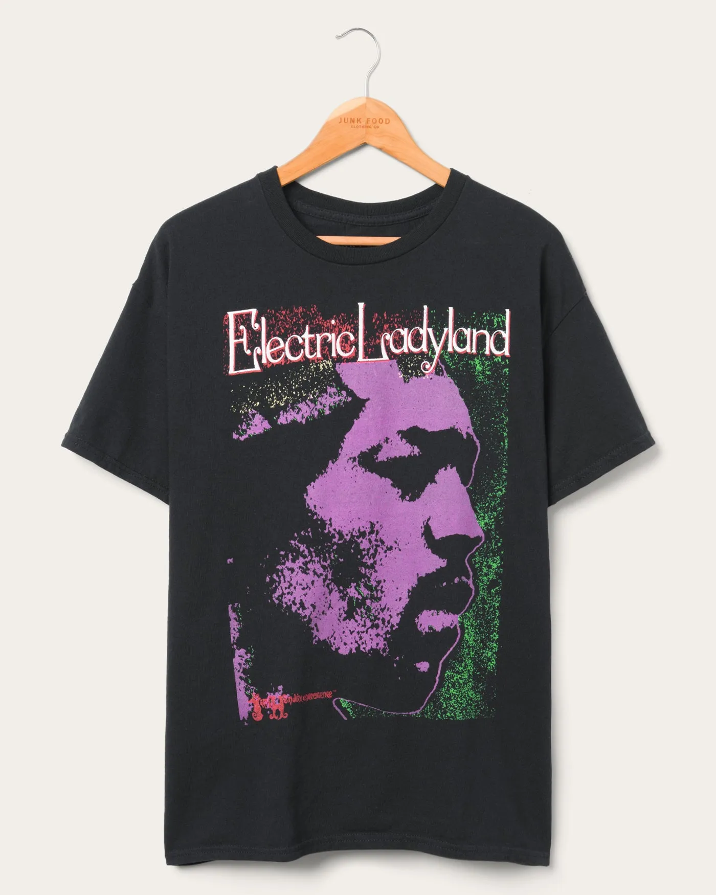 Jimi Hendrix Electric Ladyland Flea Market Tee sold by Junk Food Clothing