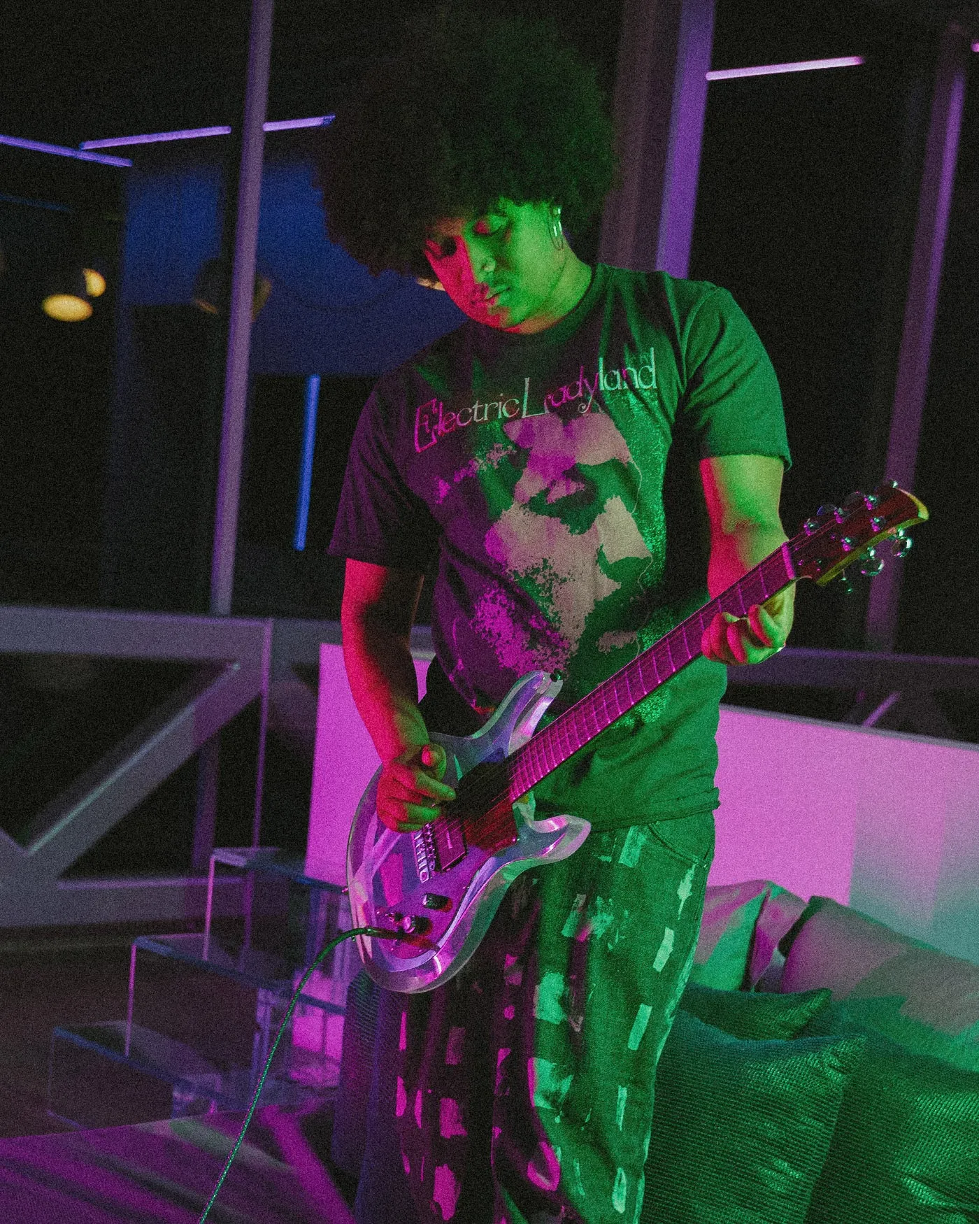 Jimi Hendrix Electric Ladyland Flea Market Tee sold by Junk Food Clothing product image thumbnail 2