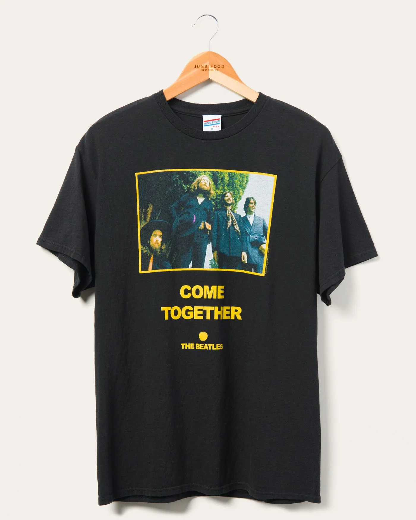 Unisex The Beatles Come Together Flea Market Tee sold by Junk Food Clothing