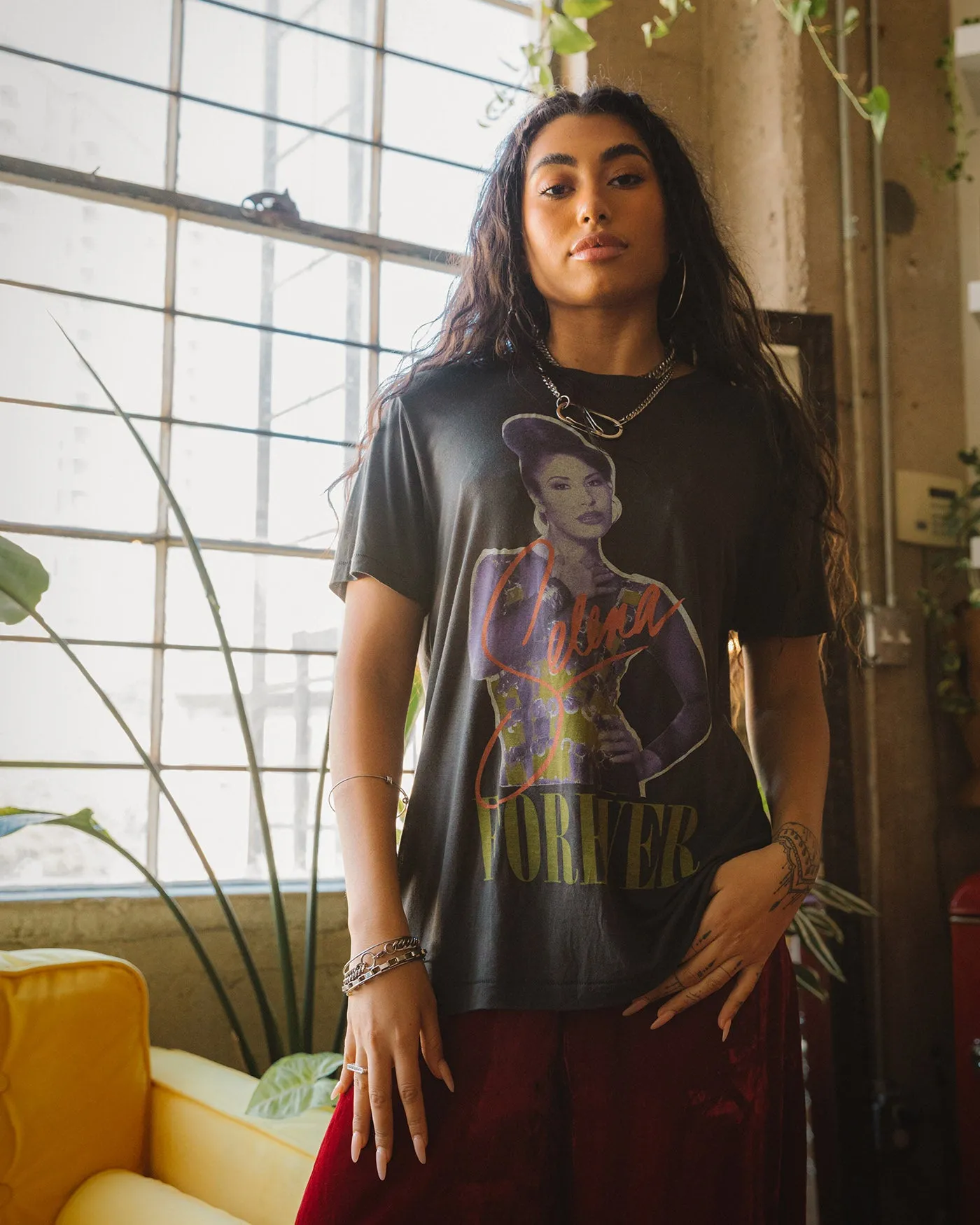 Women's Selena Forever Vintage Tissue Tee sold by Junk Food Clothing product image thumbnail 2