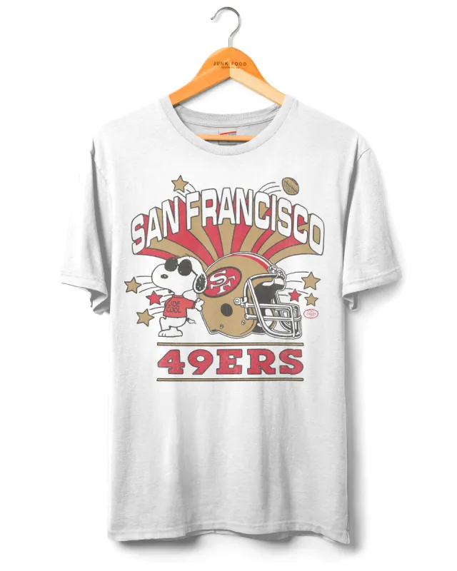 49ers Joe Cool Born to Play Tee sold by Junk Food Clothing