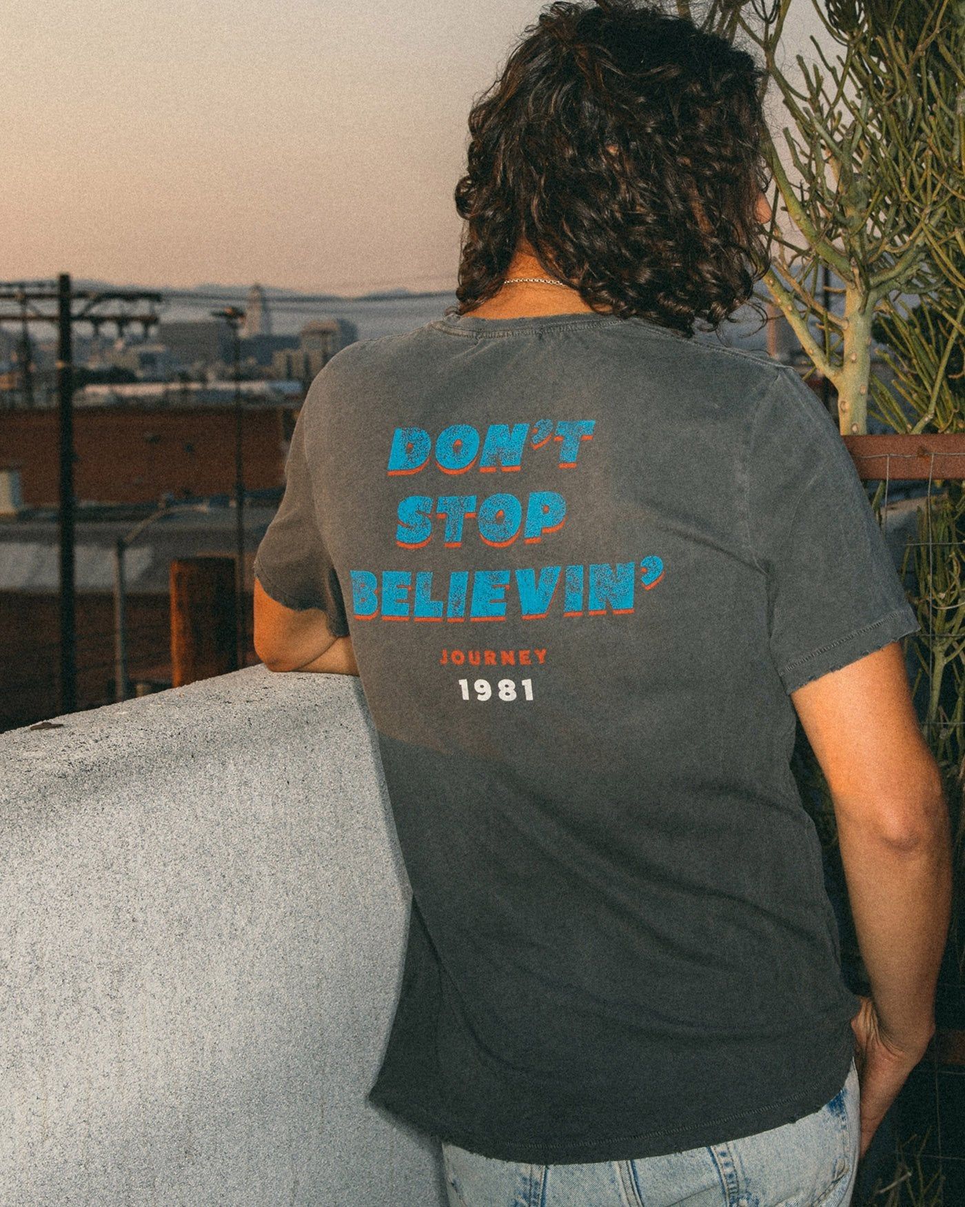 Journey Born to Sing the Blues Vintage Tee sold by Junk Food Clothing product image thumbnail 3