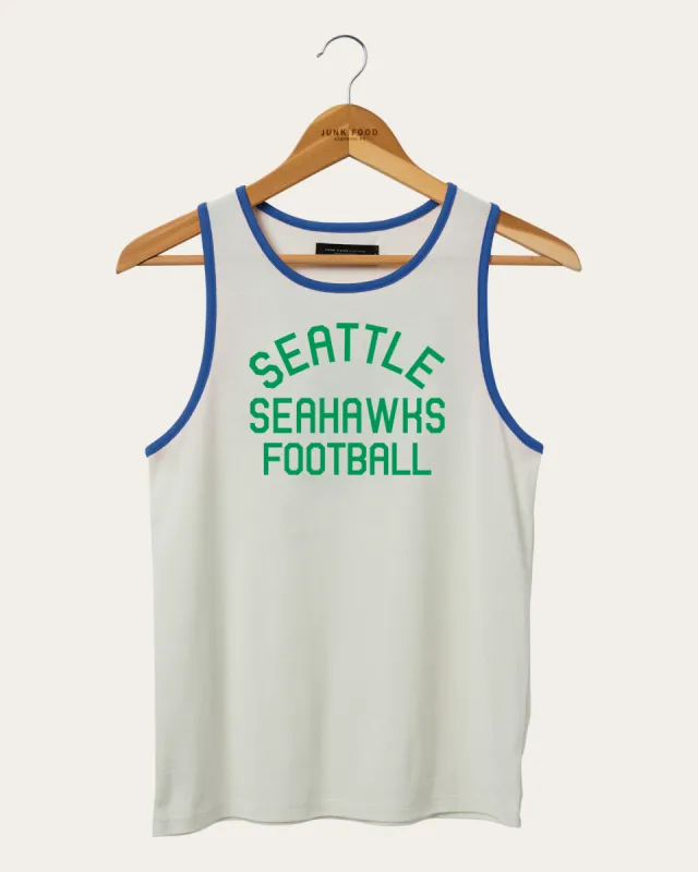 Women's NFL Seattle Seahawks Pop Binding Rib Tank sold by Junk Food Clothing