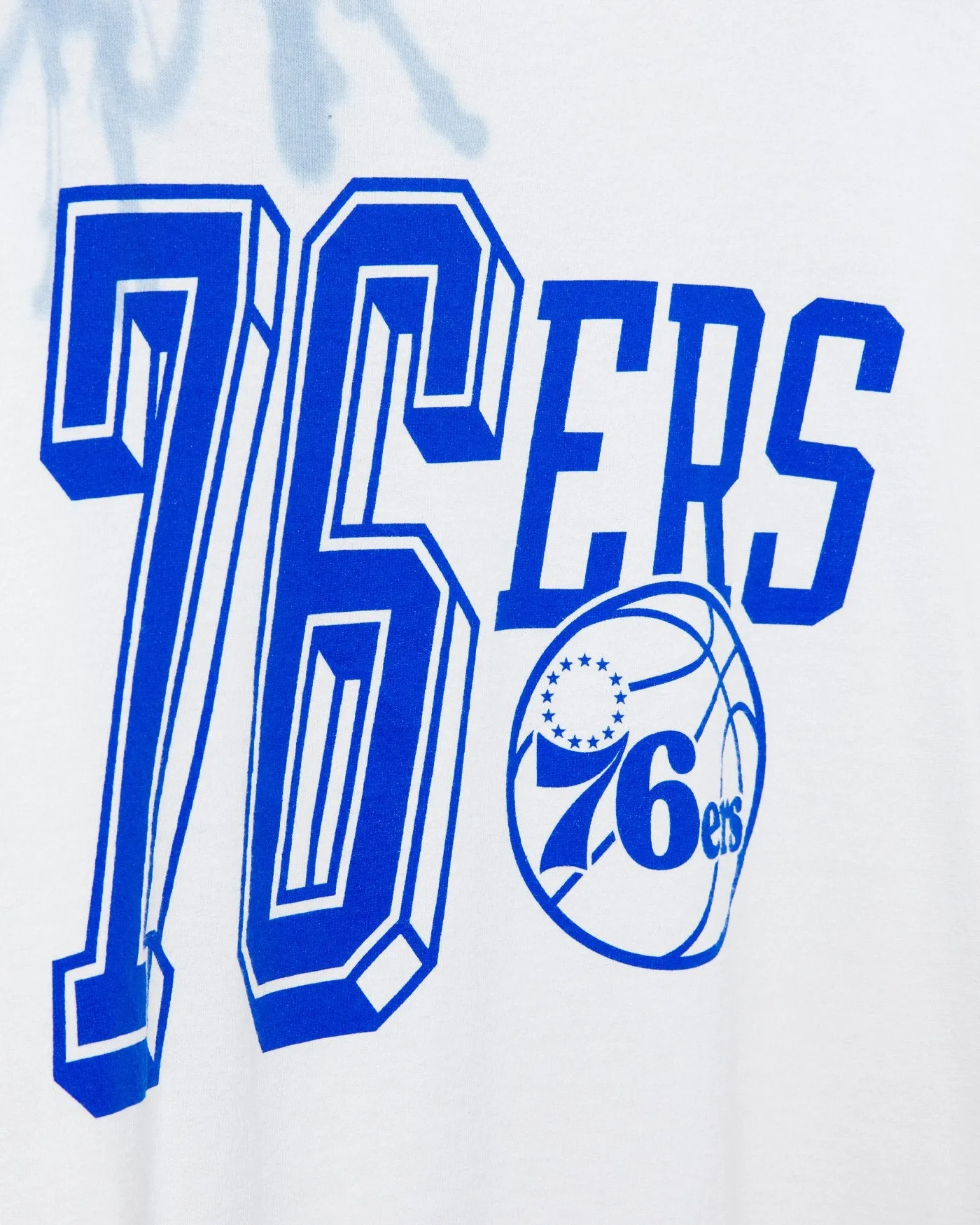 NBA Philadelphia 76ers Tie Dye Flea Market Long Sleeve Tee sold by Junk Food Clothing product image thumbnail 3