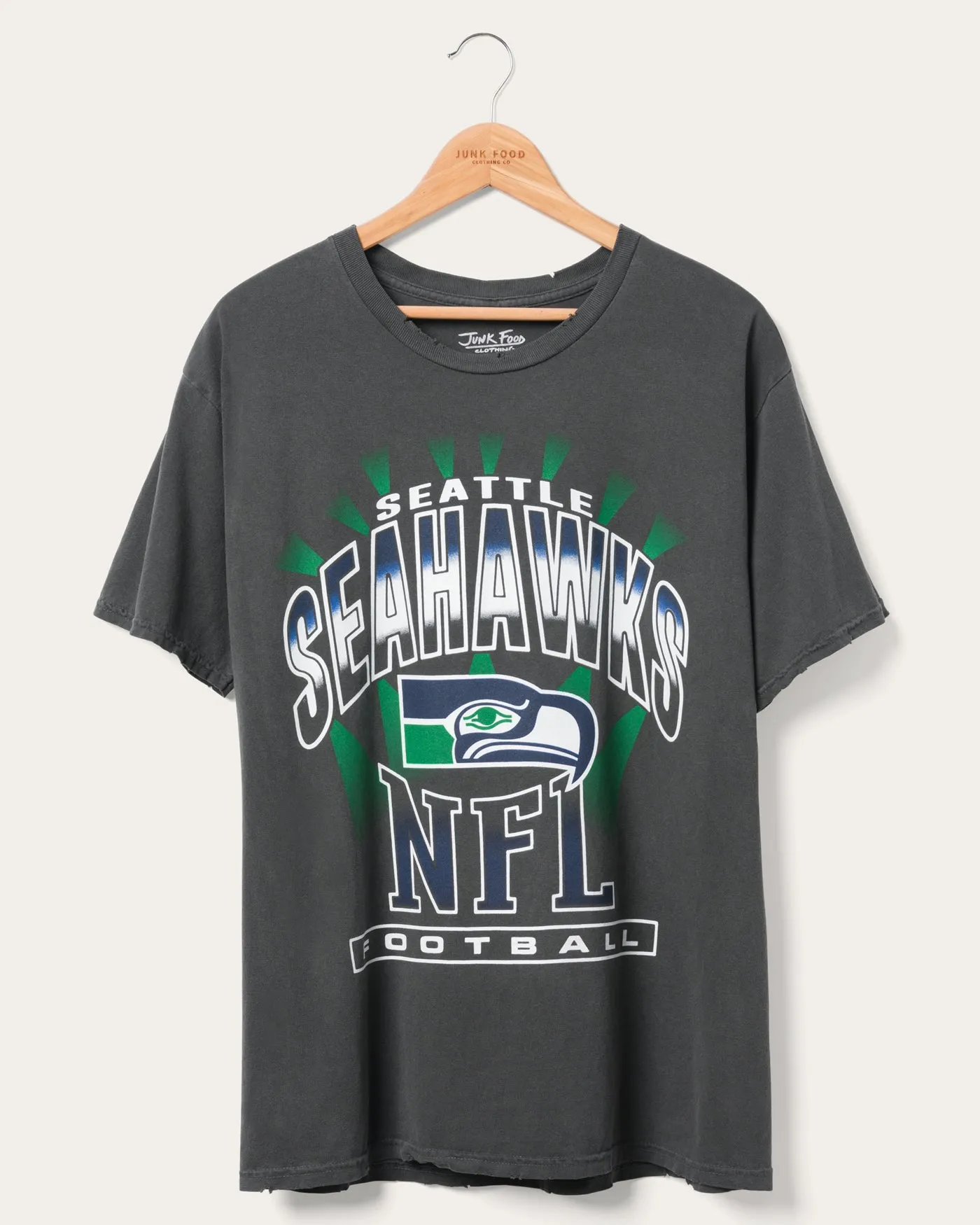 Seattle Seahawks Chrome Flea Market Tee sold by Junk Food Clothing