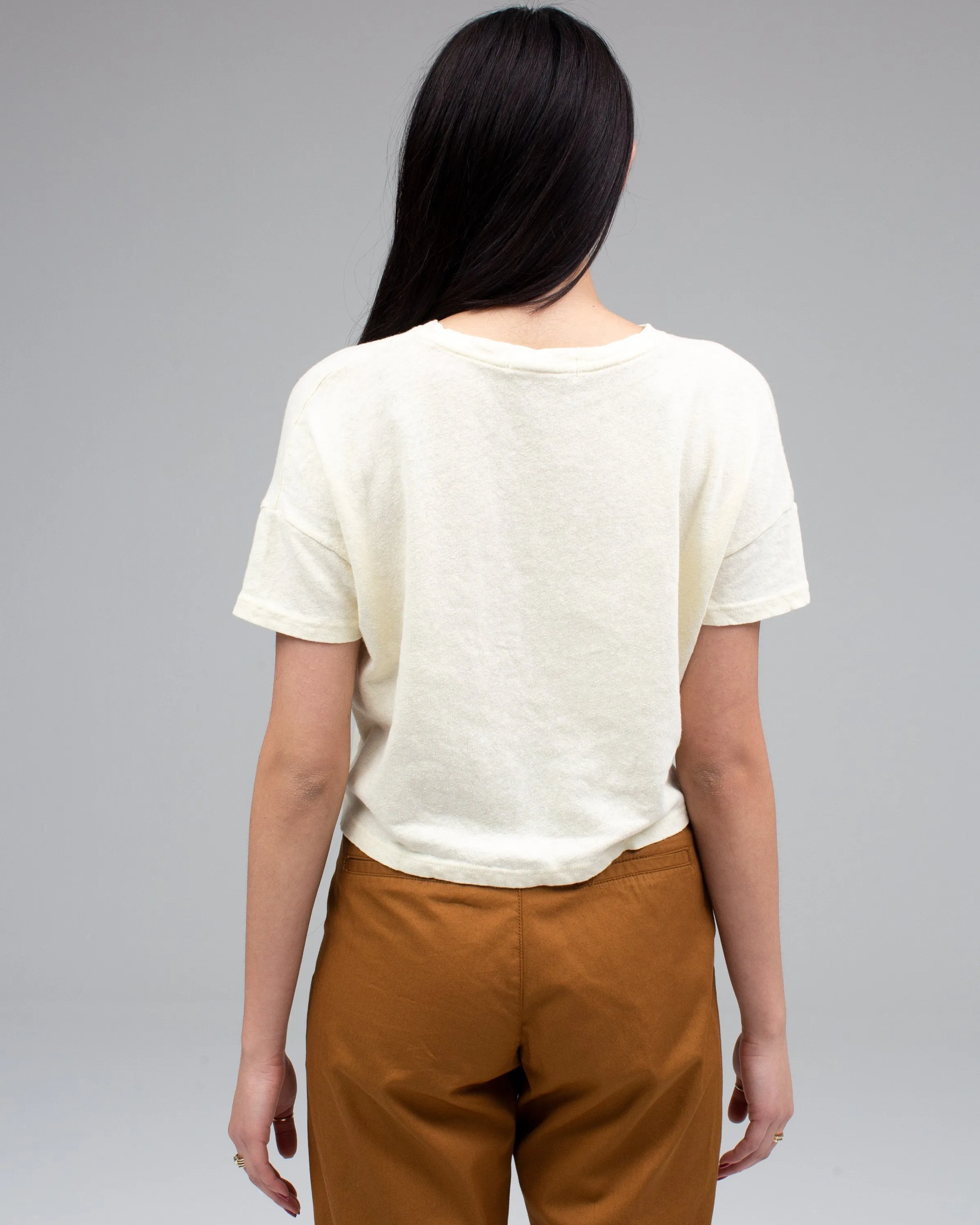 Women's Linen Crop Tee sold by Junk Food Clothing product image thumbnail 3