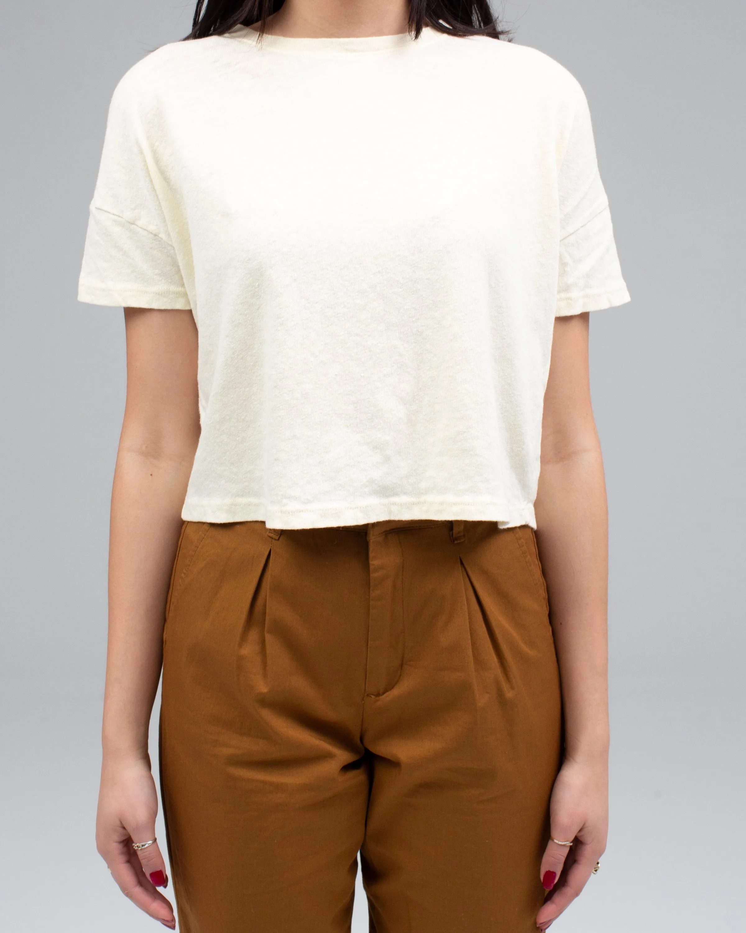 Women's Linen Crop Tee sold by Junk Food Clothing product image thumbnail 5